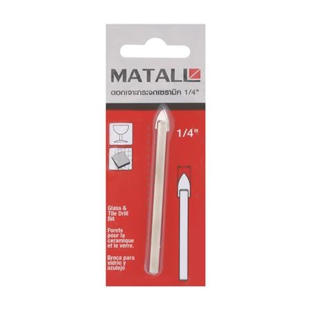 ดอกเจาะกระจกเซรามิก MATALL 1/4 นิ้ว_2