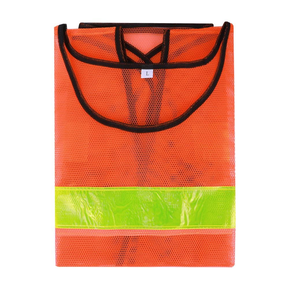 เสื้อจราจรสะท้อนแสง 2 แถบ HS782 สีส้ม