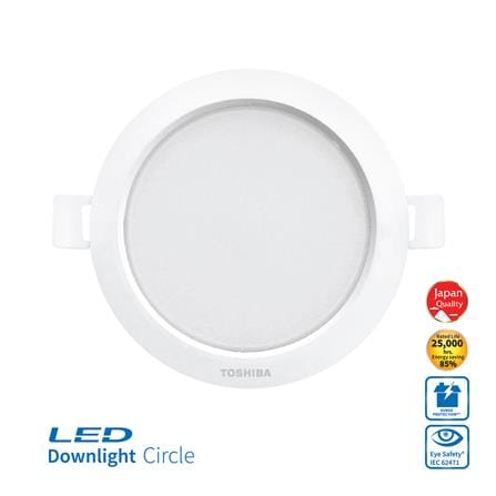 ดาวน์ไลท์ LED TOSHIBA RLDDRC00965CTH2 4 นิ้ว 9 วัตต์ DAYLIGHT สีขาว_0