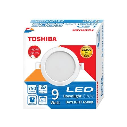 ดาวน์ไลท์ LED TOSHIBA RLDDRC00965CTH2 4 นิ้ว 9 วัตต์ DAYLIGHT สีขาว_6