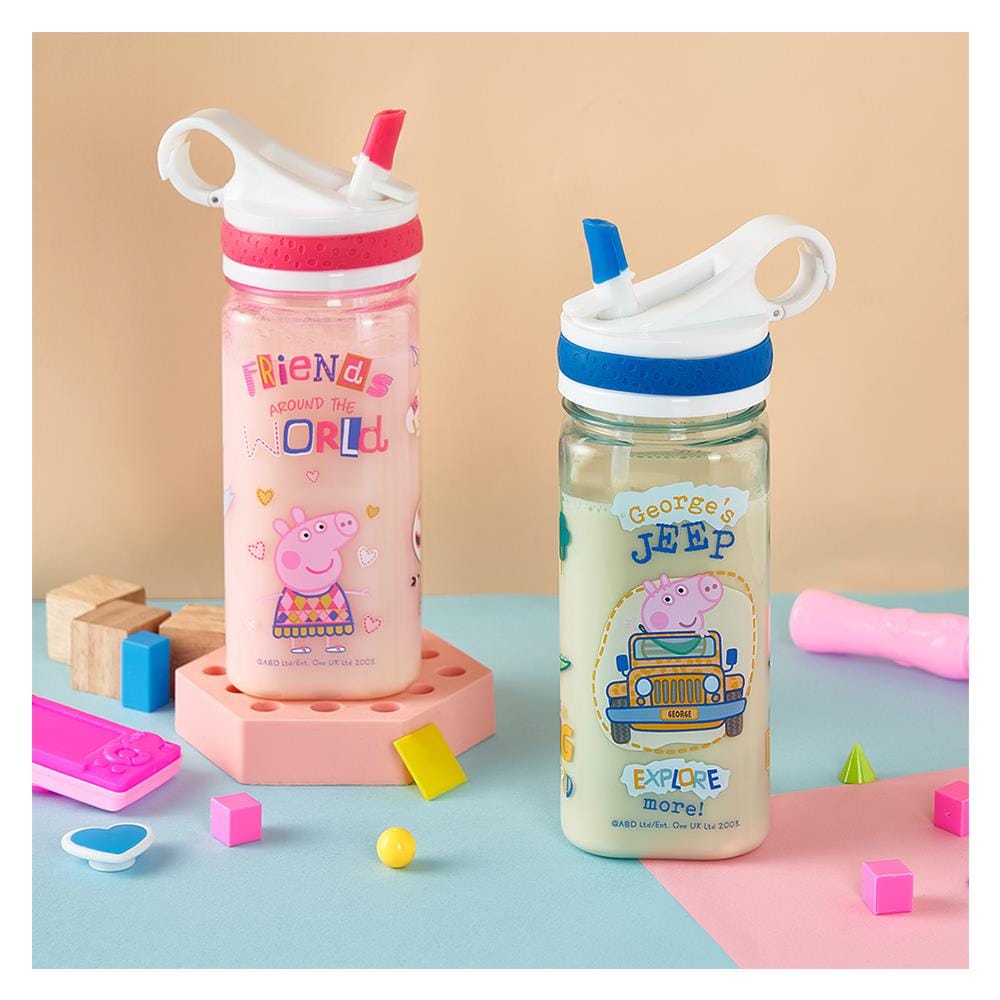 กระบอกน้ำเด็ก PEPPA PIG SPORT 500 มล. สีชมพู
