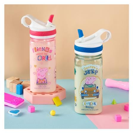 กระบอกน้ำเด็ก PEPPA PIG SPORT 500 มล. สีชมพู_2