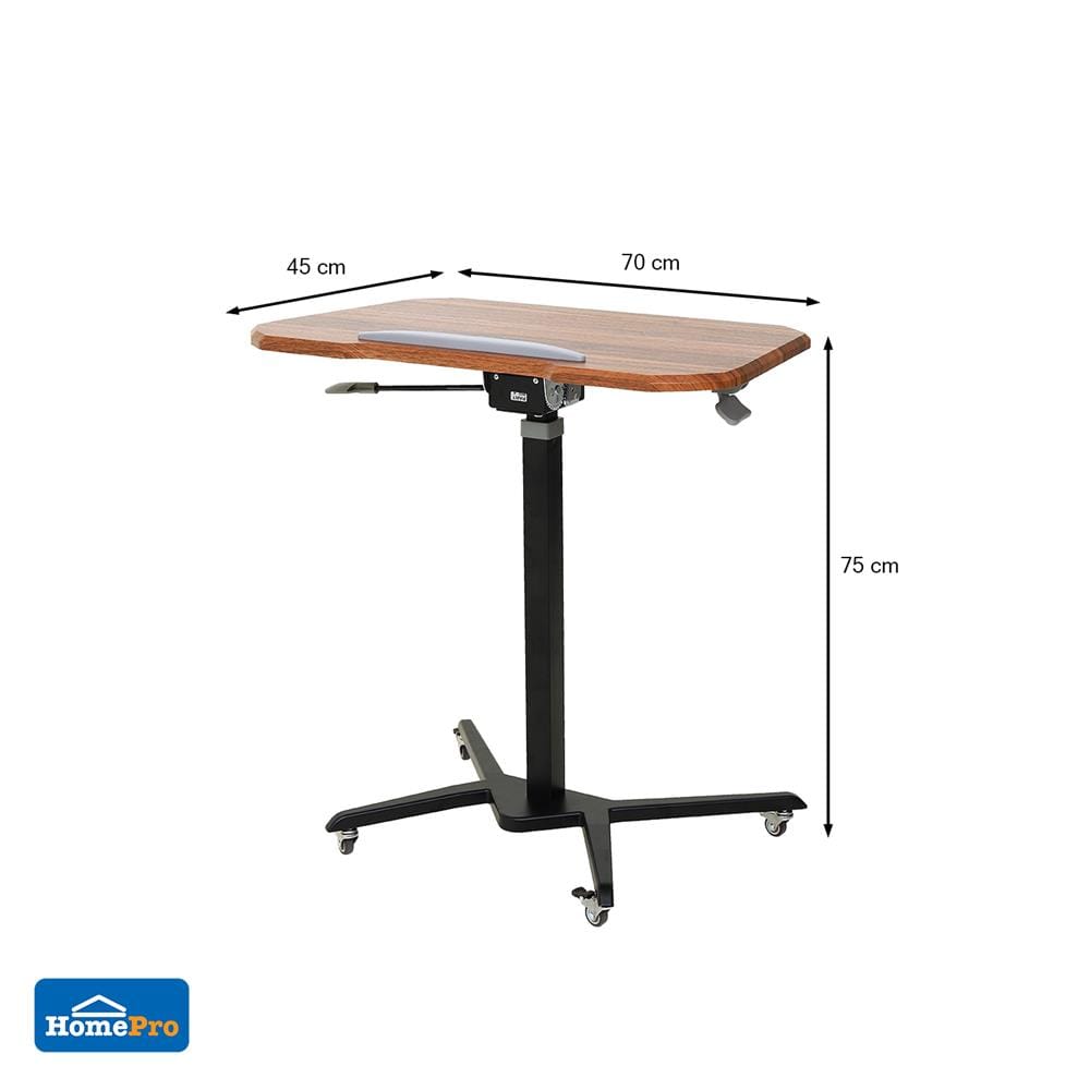 โต๊ะวางแล็ปท็อป FURDINI ADJUST LT-100 สีน้ำตาลโอ๊ค