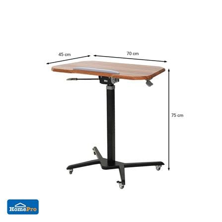 โต๊ะวางแล็ปท็อป FURDINI ADJUST LT-100 สีน้ำตาลโอ๊ค_7