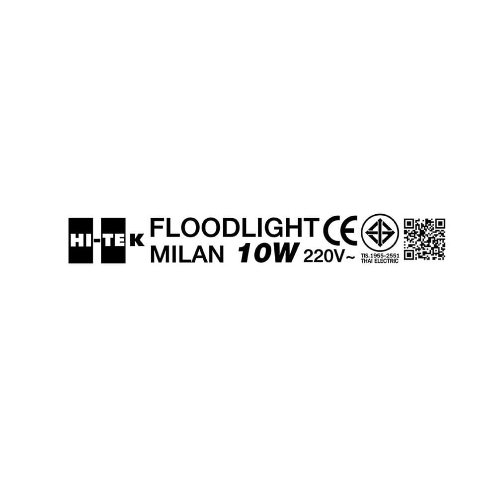 สปอตไลท์ภายนอก LED HI-TEK MILAN 10 วัตต์ DAYLIGHT