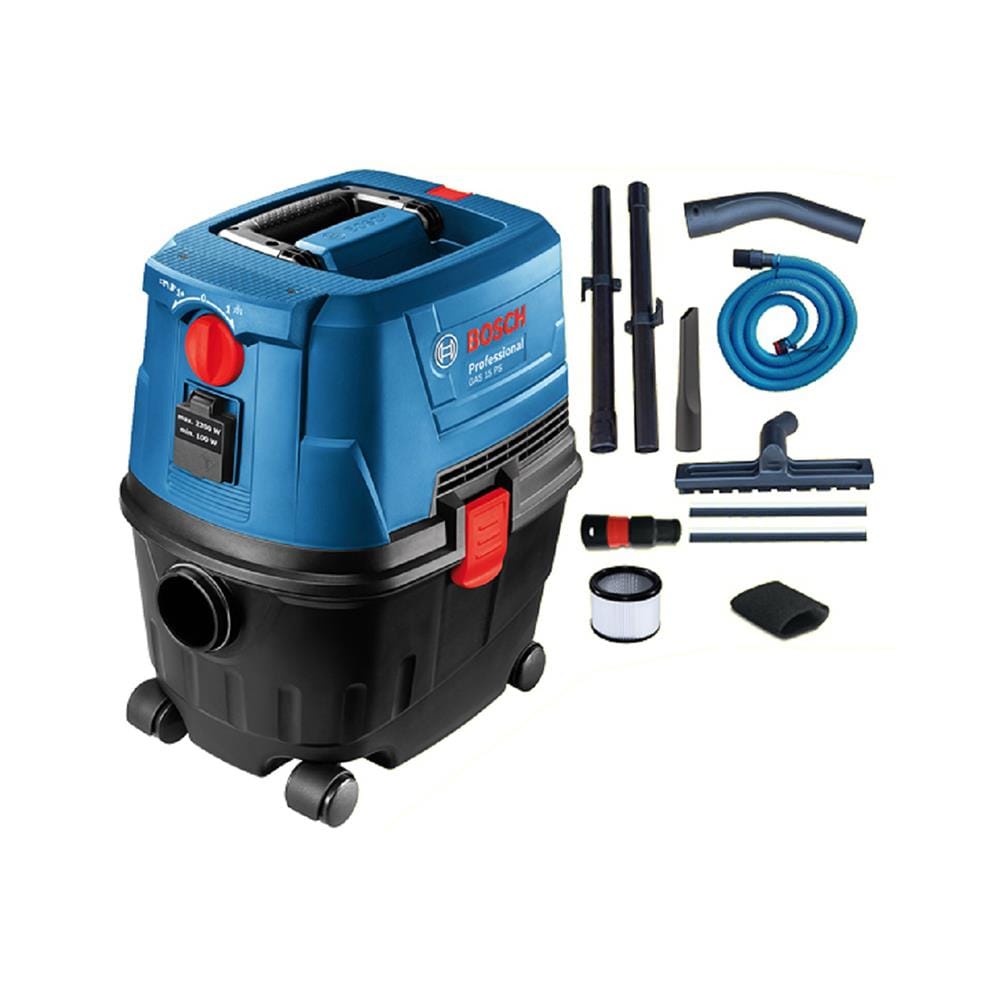 เครื่องดูดฝุ่นน้ำ/แห้ง BOSCH GAS 15 PS 1,000 วัตต์ 15 ลิตร