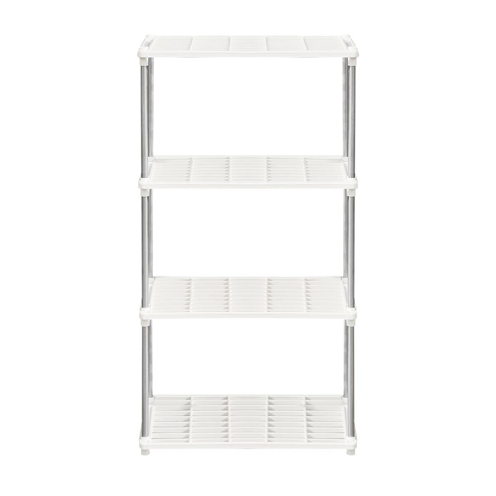 ชั้นวางของ 4 ชั้น STACKO SIMPLE 42x22x80 ซม.สีขาว