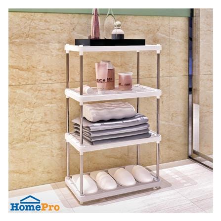ชั้นวางของ 4 ชั้น STACKO SIMPLE 42x22x80 ซม.สีขาว_5