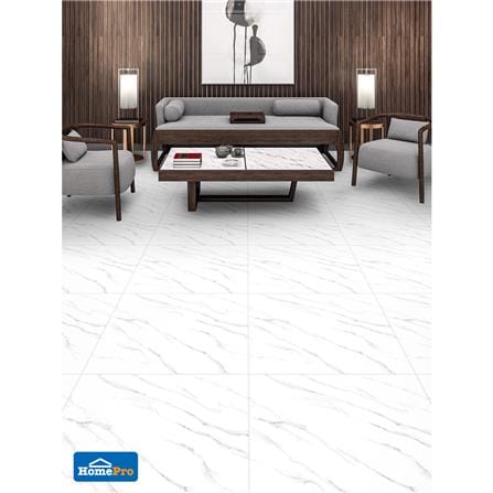 กระเบื้องพื้น 60x60 ซม. เวียร่า ไวท์ 1.44M2_3