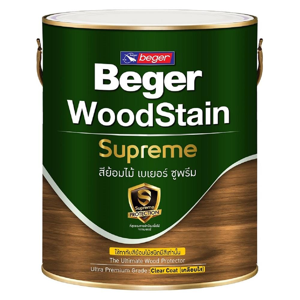 สีย้อมไม้ BEGER SUPREME C9302 สีใส ด้าน 1 แกลลอน