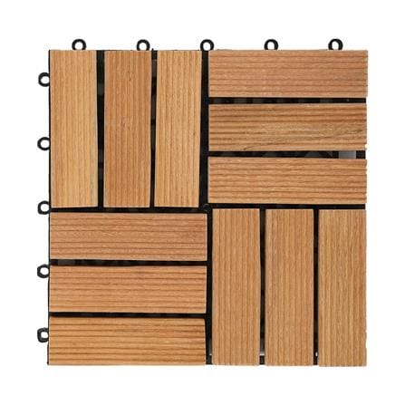 TENG WOODEN FLOOR DECKING SPRING 30X30CM 4-SQUARE 4PCS