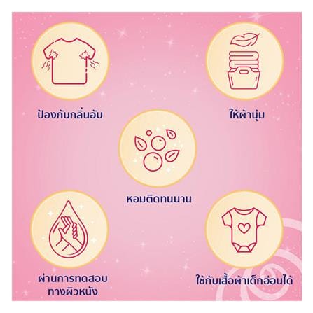 น้ำยาปรับผ้านุ่มสูตรเข้มข้น DOWNY PREMIUM PARFUM 1000 มล. ADORABLE BOUQUET_4
