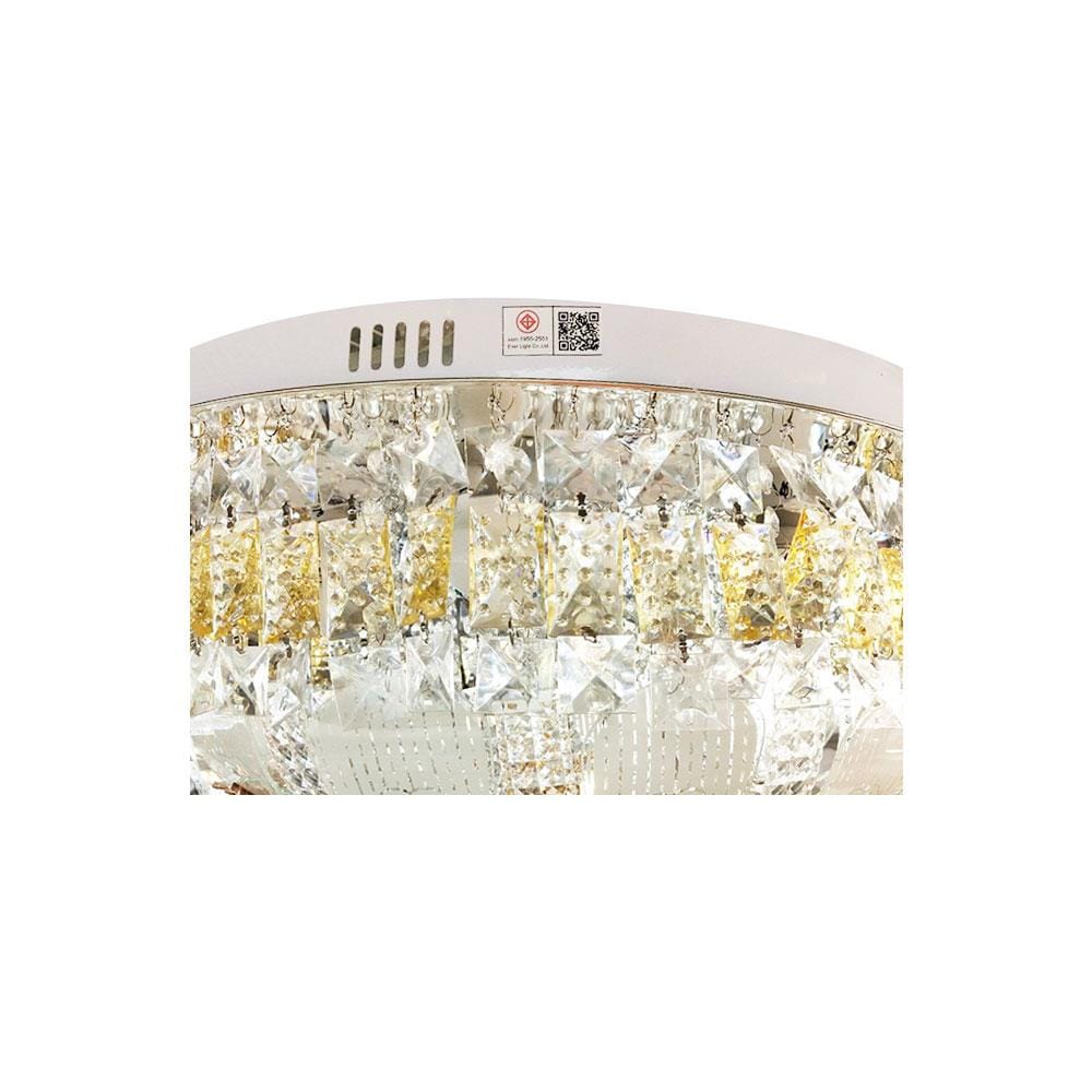 ไฟถาด LED EVL CFC-11025 48 วัตต์ DAYLIGHT/COOL WHITE/WARM WHITE สีขาว/ทอง 8 หัว