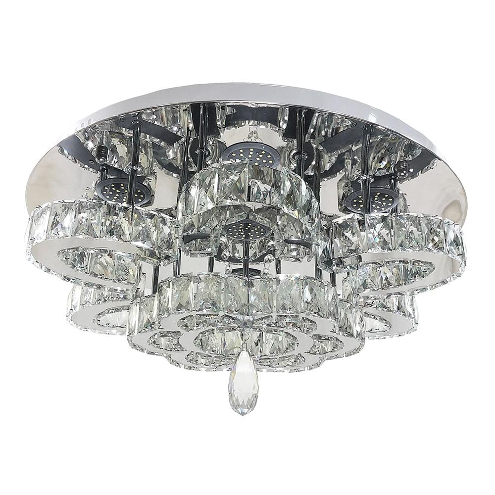 ไฟถาด LED EVL CFC-11036 60 วัตต์ DAYLIGHT/COOL WHITE/WARM WHITE สีเงิน 8+1 หัว
