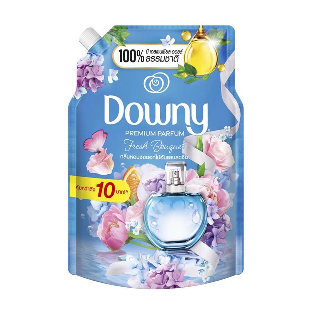 น้ำยาปรับผ้านุ่มสูตรเข้มข้น DOWNY PREMIUM PARFUM 1000 มล. FRESH BOUQUET