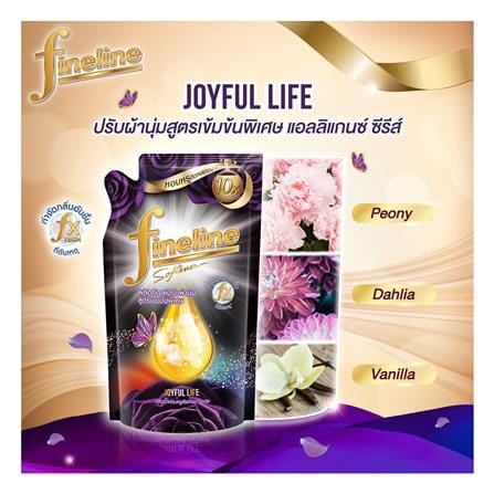 รีฟิลน้ำยาปรับผ้านุ่มสูตรเข้มข้น FINELINE แอลลิแกนท์ ซีรีส์ 440 มล. กลิ่น JOYFUL LIFE_1