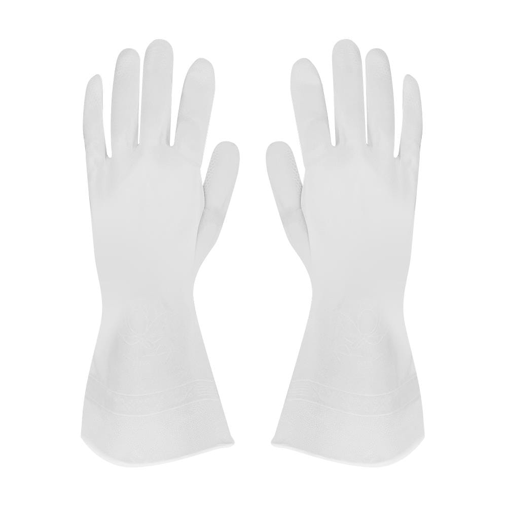 ถุงมือ PVC PREMIUM ACCO AKI SIZE L สีขาว