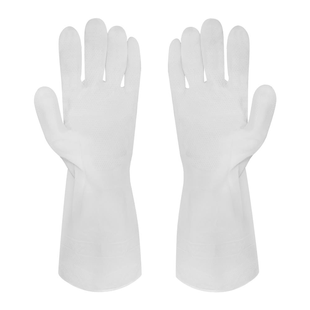 ถุงมือ PVC PREMIUM ACCO AKI SIZE L สีขาว