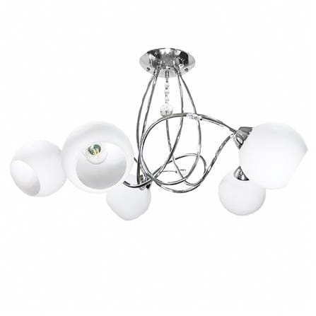 ไฟช่อ EVL HL-22004 5 หัว สีขาว/เงิน_0