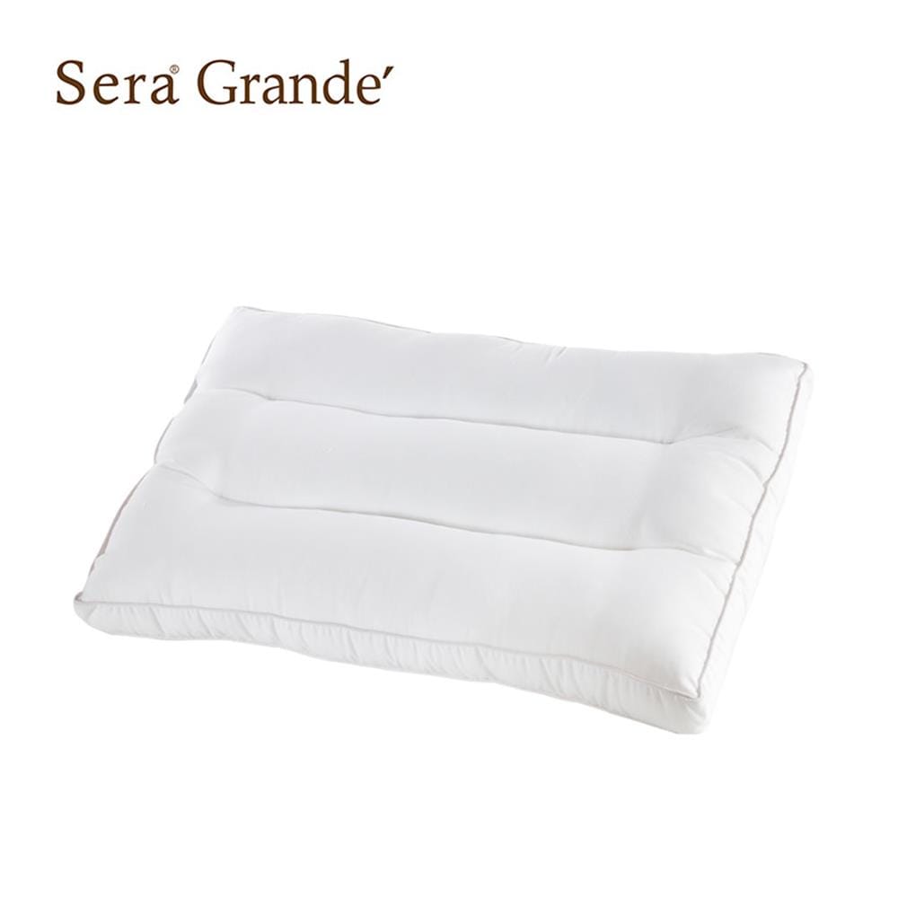 หมอนสุขภาพ ใยสังเคราะห์ SERA GRANDE BALL FIBER 60x38x10 ซม. สีขาว