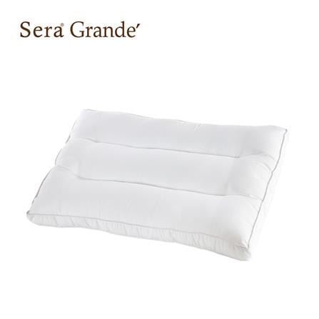 หมอนสุขภาพ ใยสังเคราะห์ SERA GRANDE BALL FIBER 60x38x10 ซม. สีขาว