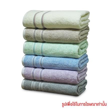 ผ้าขนหนู SWENY FRESH 27x54 นิ้ว สีฟ้า_3