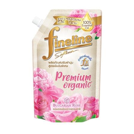 รีฟิลน้ำยาปรับผ้านุ่ม FINELINE PREMIUM ORGANIC 440 มล. BULGARIAN ROSE_0