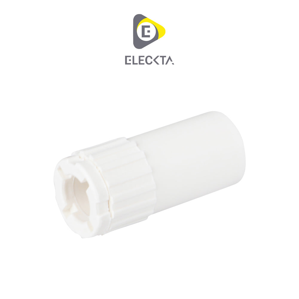 ข้อต่อท่ออ่อน ELECKTA 16 มม. สีขาว (แพ็ก 4 ชิ้น)