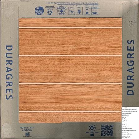 กระเบื้องพื้น 16x16 นิ้ว DURAGRES คาเบลโล่ วู๊ด น้ำตาลเข้ม A 0.92M2_5