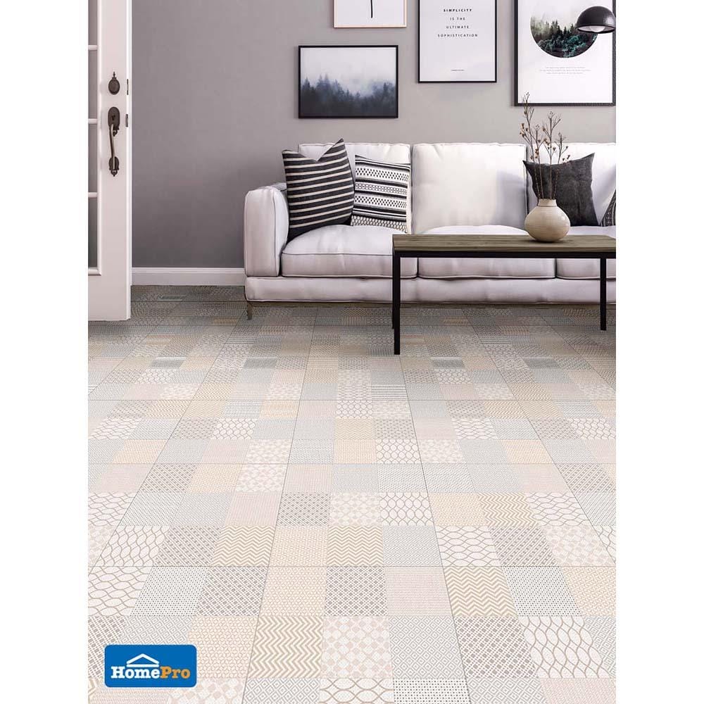 กระเบื้องพื้น 16x16 นิ้ว DURAGRES ลาซา เบจ 0.96M2