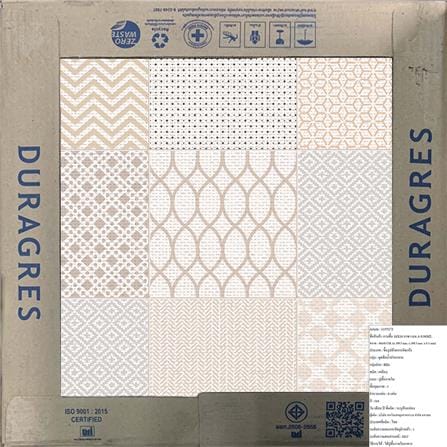 กระเบื้องพื้น 16x16 นิ้ว DURAGRES ลาซา เบจ 0.96M2_6