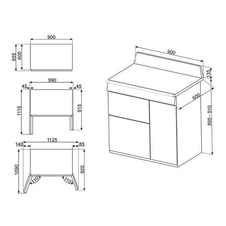เตาปรุงอาหารแก๊ส SMEG TR93P_3