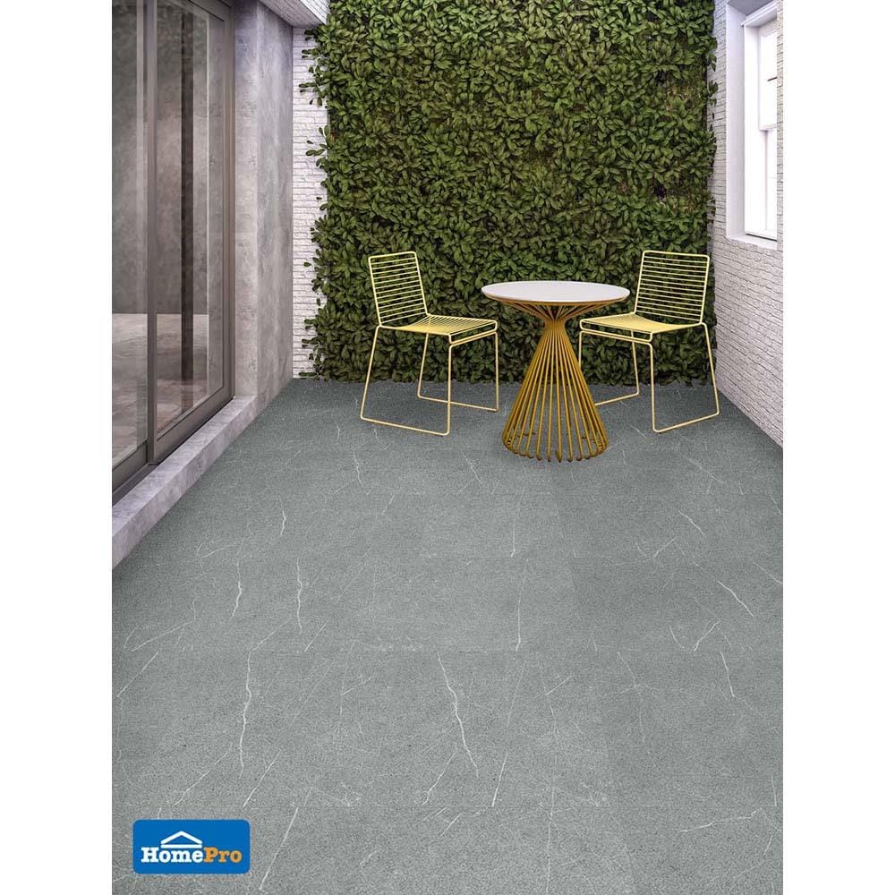 กระเบื้องพื้น 40x40 ซม. CERGRES แอบโซลูท เทาอ่อน A 0.96M2