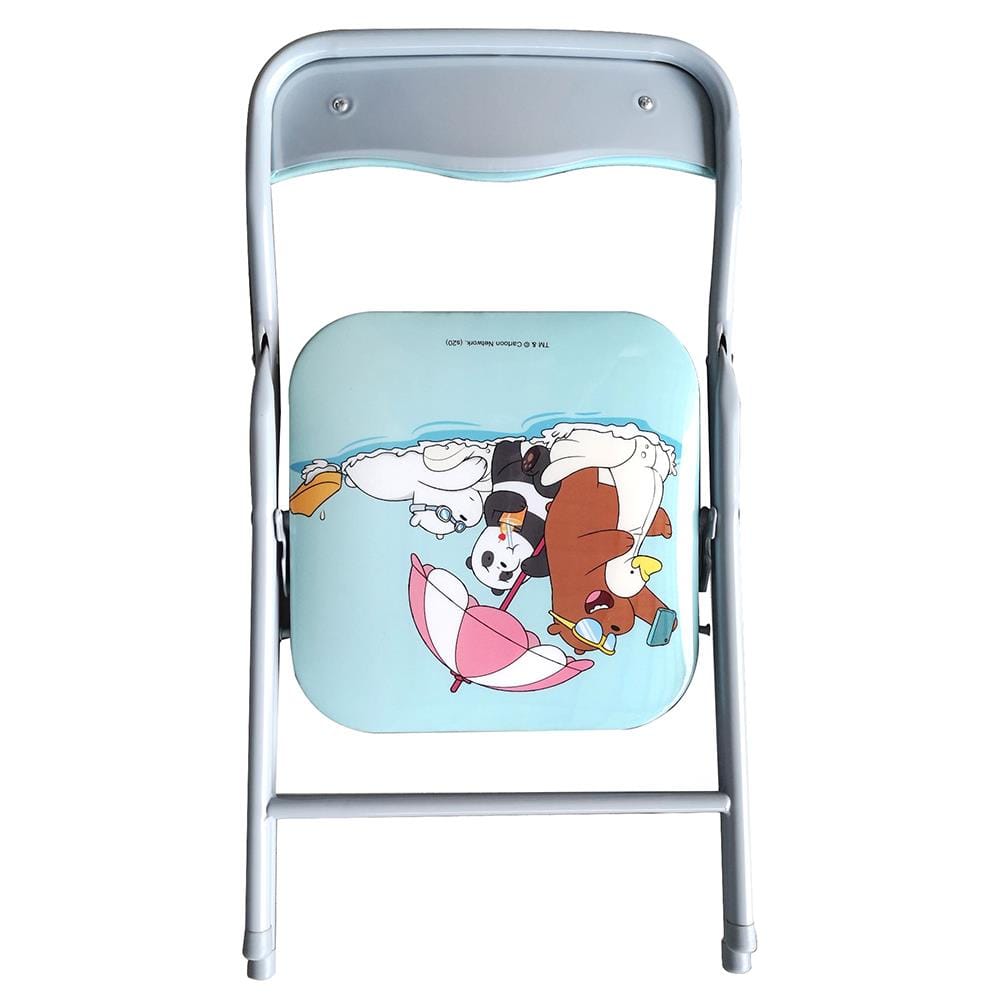 เก้าอี้พับเด็ก FURDINI WE BARE BEARS สีฟ้า