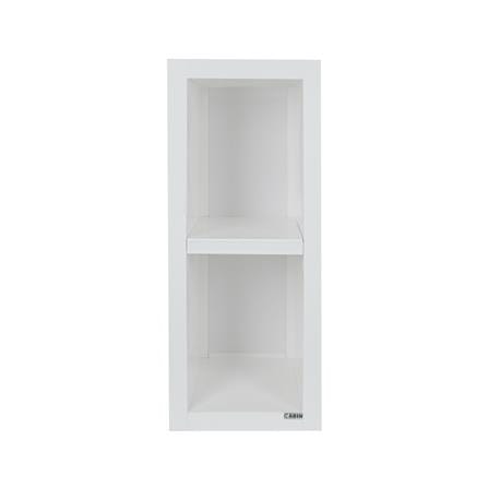 กล่องแขวนเสริมแนวตั้ง CABIN 29x33.5x67.5 ซม. สีครีม_0