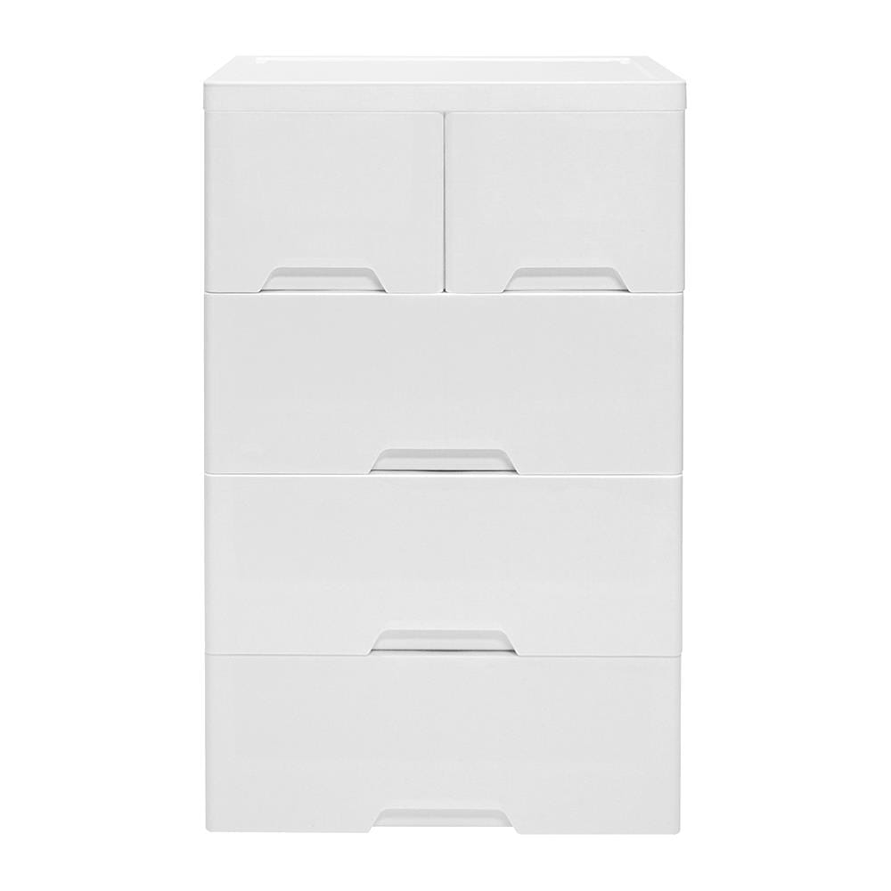 ตู้ลิ้นชัก 4 ชั้นทึบ STACKO NEAT 58x40x93.5 ซม. สีขาว