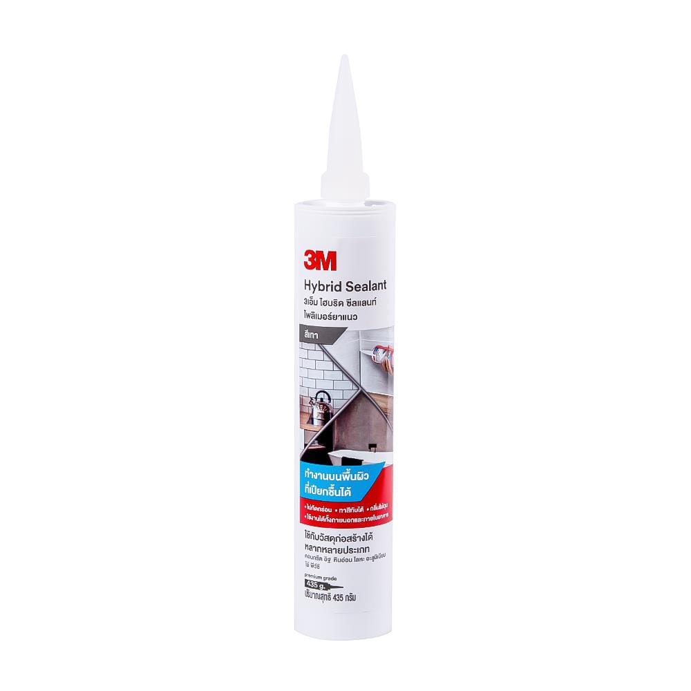 โพลิเมอร์ยาแนว 3M HYBRID&SEALANT 300 มล. สีเทา