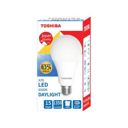หลอด LED TOSHIBA BULB A70 15 วัตต์ DAYLIGHT E27_1