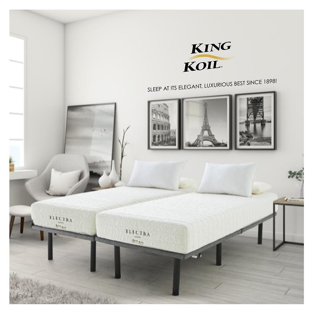 ที่นอนยางพารา 3.5 ฟุต KINGKOIL รุ่น ELECTRA พร้อมชุดเครื่องนอน 7 ชิ้น