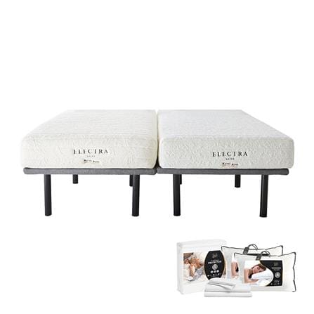 ที่นอนยางพารา 3.5 ฟุต KINGKOIL รุ่น ELECTRA พร้อมชุดเครื่องนอน 7 ชิ้น