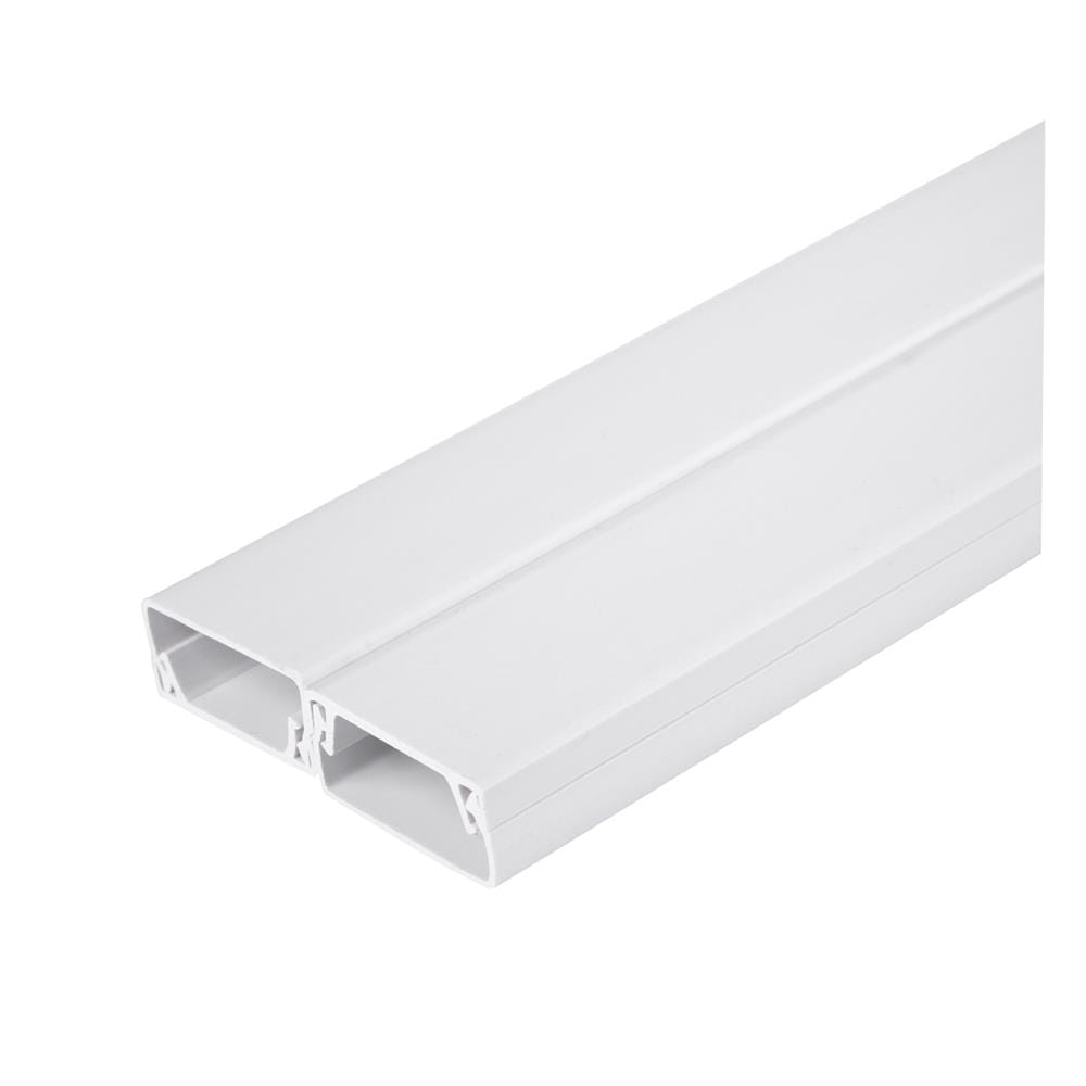 รางทรังกิ้ง ELECKTA 1.6x3.2 ซม. 1 เมตร สีขาว แพ็ค 2 ชิ้น