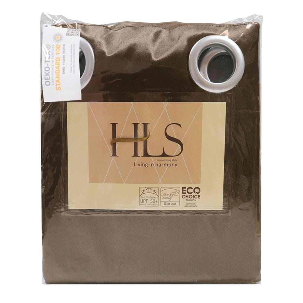 ผ้าม่าน EYELET HOME LIVING STYLE LIANA UV 130X160 ซม. สีน้ำตาล