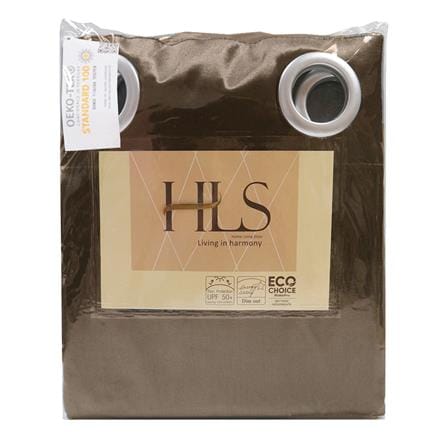 ผ้าม่าน EYELET HOME LIVING STYLE LIANA UV 130X160 ซม. สีน้ำตาล_4