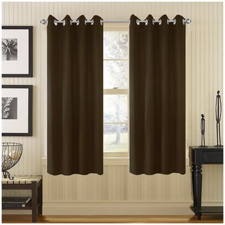 ผ้าม่าน EYELET HOME LIVING STYLE LIANA UV 130X160 ซม. สีน้ำตาล_5
