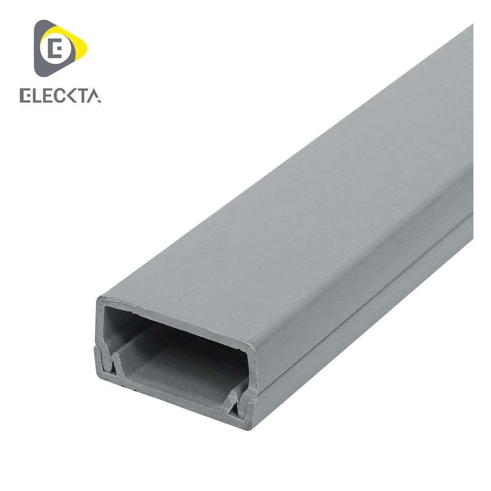 รางทรังกิ้ง ELECKTA 1x2 ซม. 2 เมตร สีเทา