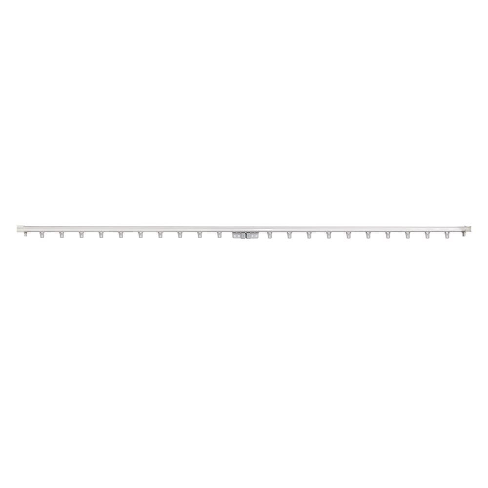 รางเหล็ก ยืดหด HOME LIVING STYLE HIMAX TD 120-220 ซม. สีขาว