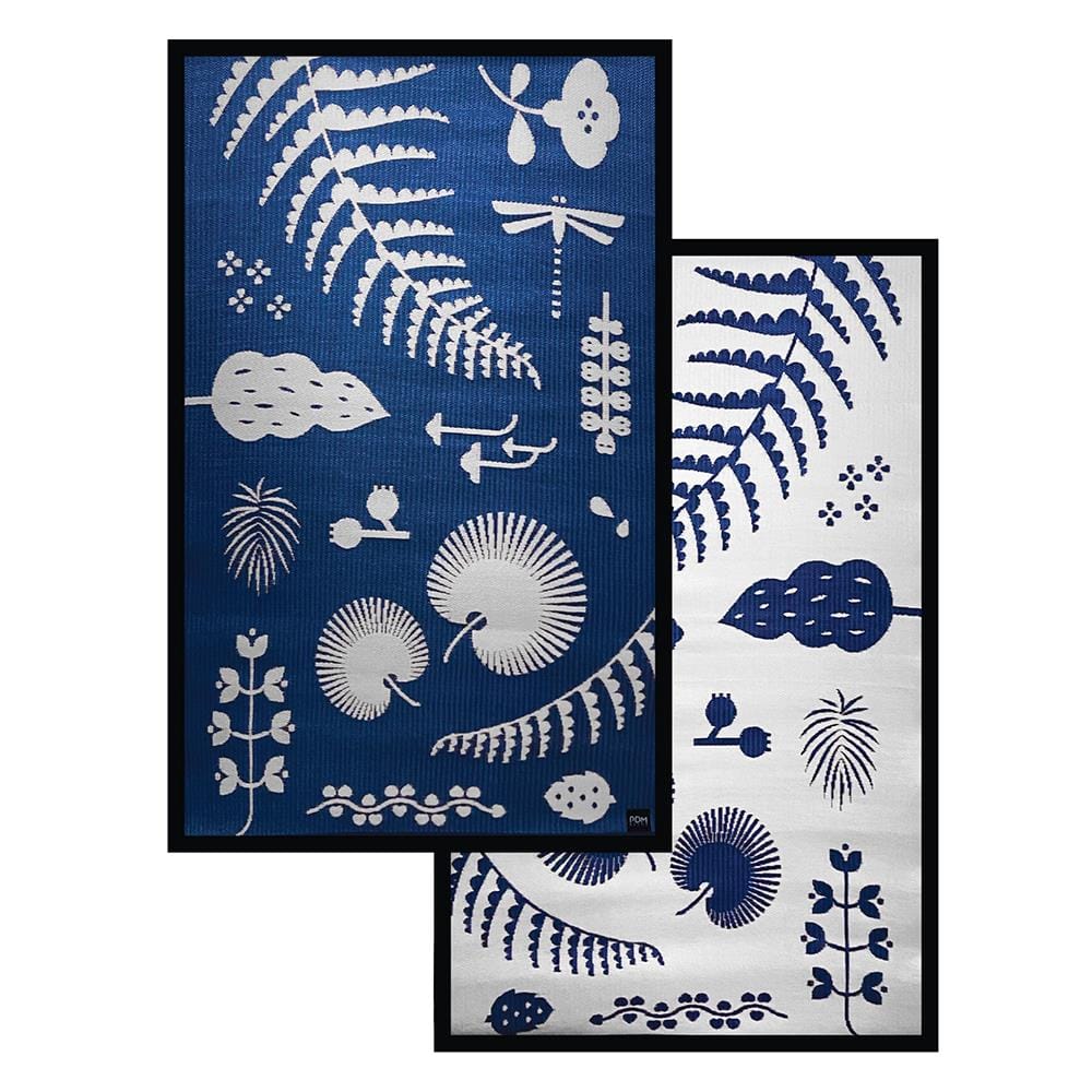 เสื่ออเนกประสงค์ PDM BRAND HORTUS 180x270 ซม. สีน้ำเงิน-ขาว