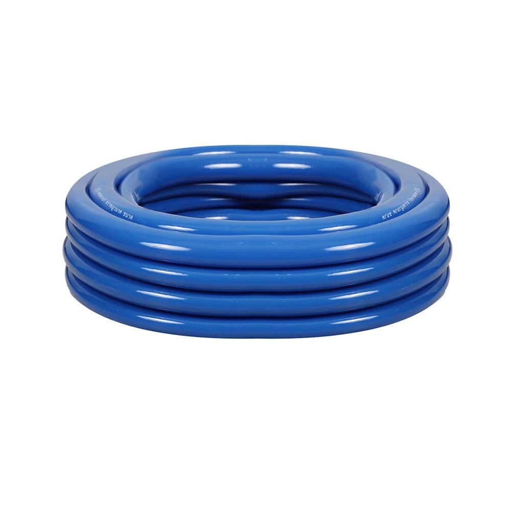 สายยางม้วนเด้ง PVC  พญานาค 5/8 นิ้ว x20 ม. สีน้ำเงิน