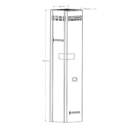 เครื่องกรองน้ำใช้ PENTAIR PCFE54P12 HYDRA_1