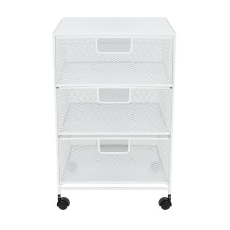 ชั้นลิ้นชักเหล็ก 3 ชั้น STACKO BILA 35.5x37.5x56 ซม. สีขาว_1